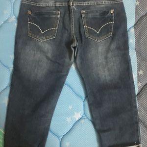 3/4th Jeans Pant For Woman