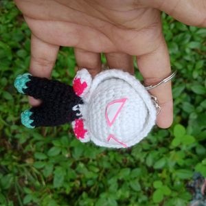 Crochet Gwen Keychain 💗🕸️