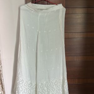 White Chinkari Palazzo