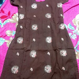 Coffee Brown Kurti