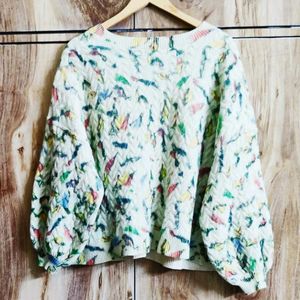 Pista Colour Printed Baggi Sweater Size-46-48