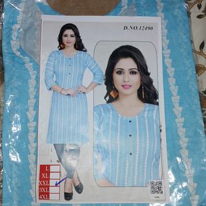 Blue Daily Wear Kurti