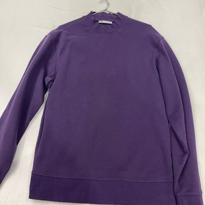 Zara High Neck Violet Sweatshirt