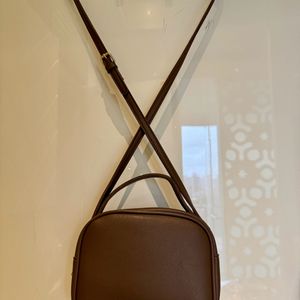 Miniso Brown Sling Bag