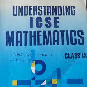 Icse Class 9 Mathematics