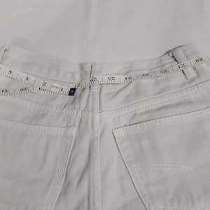 Off White Straight Jeans