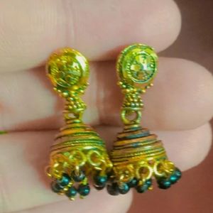 Stylish SGoldpolished oxadized Earrings,For Women