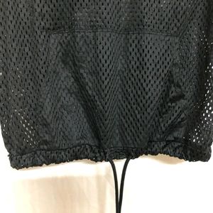 Forever 21 Mesh Unisex Black CropTop