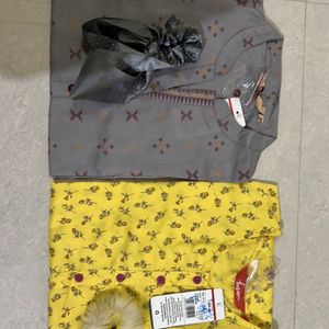 Combo Offer 2 Kurtis With Two Scrunchies