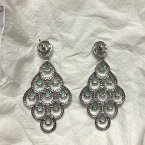 American Diamond Mint Earrings