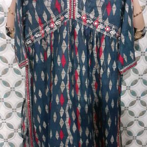 Naira Cut Kurti With  Palazzo Set