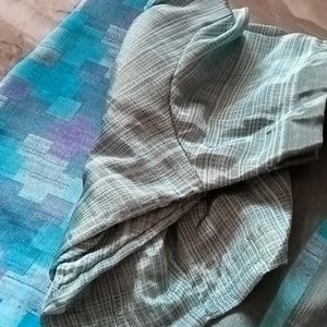 Carpe saree With Stitched Blouse