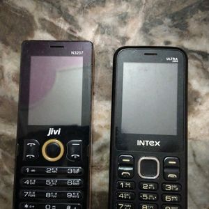 Intex And Jivi Keypad Mobile