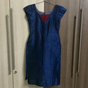 Navy Blue Kurthi