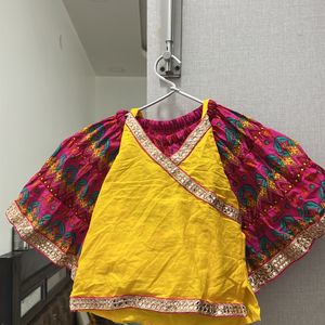 Modern Ghaghara Choli For Kids 1-2 Yr