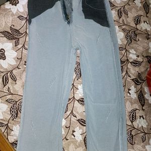 Bootcut Grey Jeans For Girls