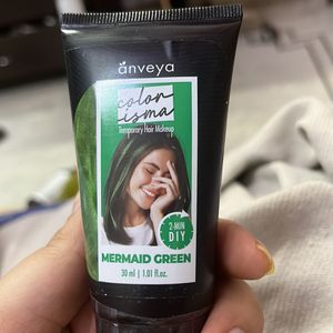Mermaid Green Temporary Hair Color