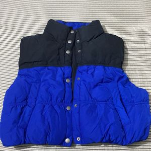 H&M Black & Blue Stylish  Puffer Jacket