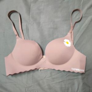 Aesthetic Super Soft Fabric Peach Bra👙