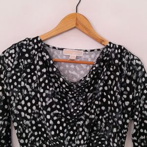 Black Printed Top (Women's)