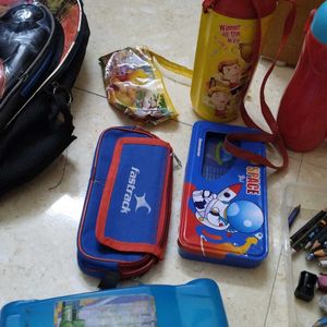 Big School Bag With Accessories