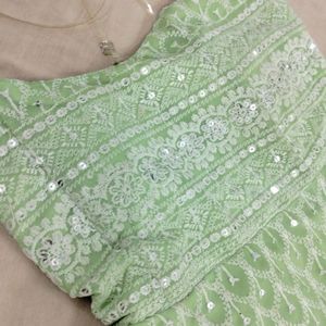 Light Green Top ..indo Western