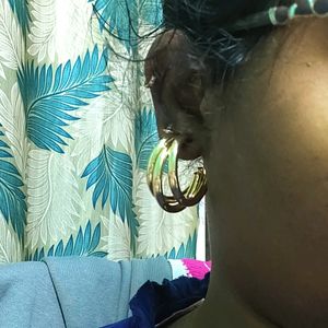 Korean Layer Quirky Hoop Earrings