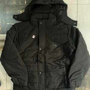 BRAND NEW MEN'S BLACK JACKET WITH HOODIE