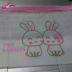 Reusable Multipurpose Zip Pouch (1 Pc / 20x16 Cm)