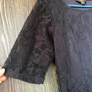 Black Net Dress