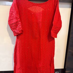 Red Kurta