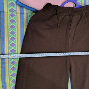 🔥coffee brown 🤎 wide leg trouser. new never used