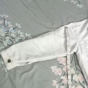 Trendy Jacket, Comfortable For Summers, White In C