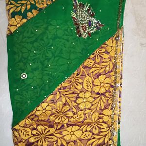 Stone Work Saree