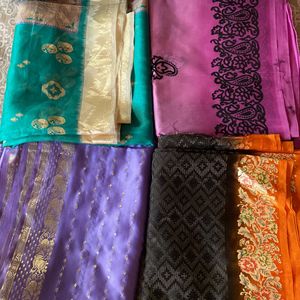 ! 4 Saree Combo New