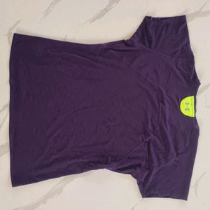 Under Armour Compression Purple T-Shirt