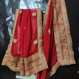 Lehenga With Dupatta And Top