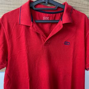 Red Coloured Tshirt From Ajile