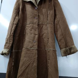 Kashmiri Leather Overcoat