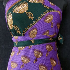 Silk SAREE WRAP SKIRT