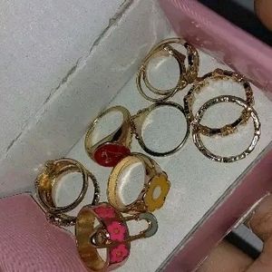 10 y2k Rings💗