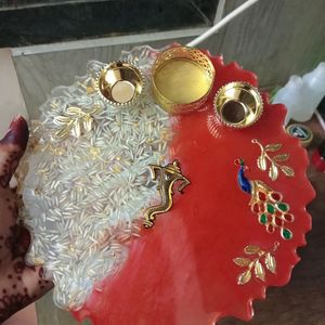 Costume Resin Puja Palte