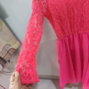 Neon Pink Short Dress