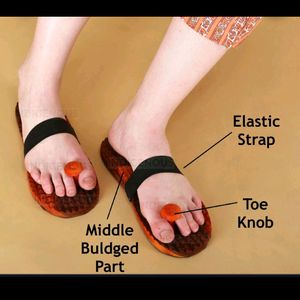 Indian Khadau Slipper Or Ancient Foot Reflexology