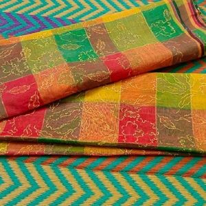 Multicolor Cotton Saree