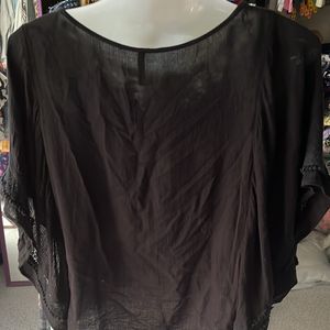 Black Women Cape Tops