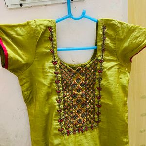 Chanderi Silk Cotton Suit