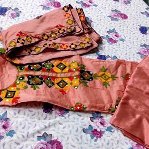 Pink Chanderi Suit Material💕