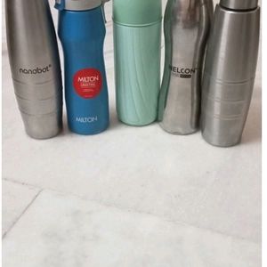 6 Steel Water Bottle New