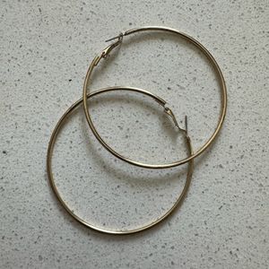 Basic Gold Big Hoops